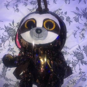 Ty Glitter Sloth Backpack